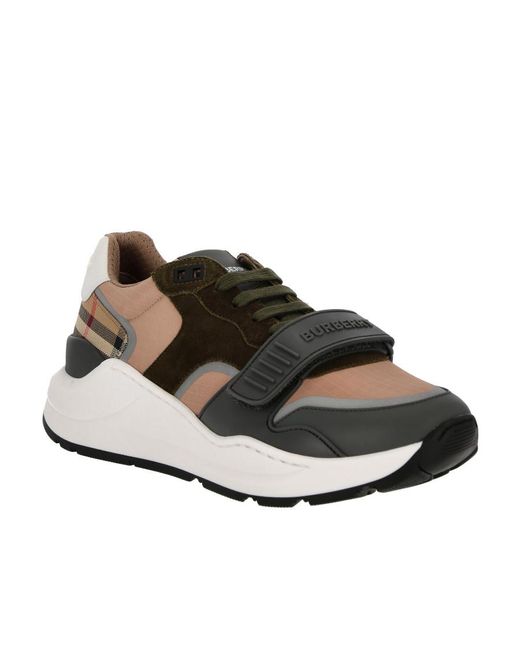 Burberry Multicolor Ramsey Panelled Sneakers for men