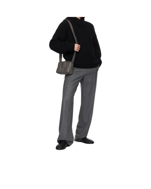 Bottega Veneta Black Zippered Shoulder Bag for men