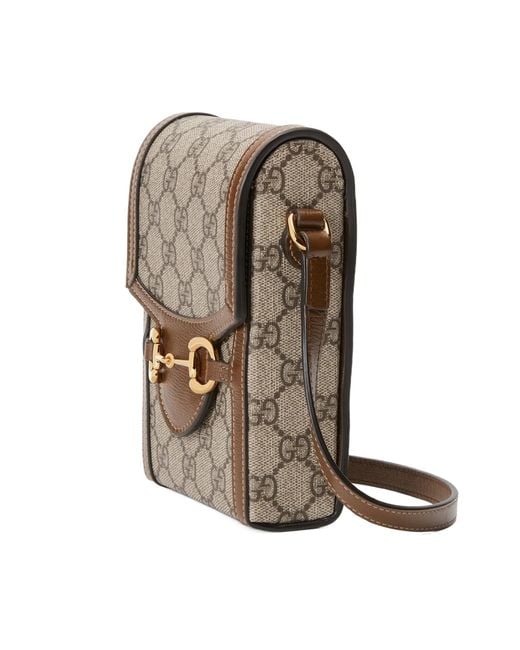Gucci Natural Horsebit 1955 Mini Crossbody Bag