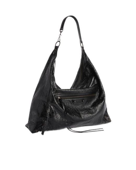 Balenciaga Black Le City Hobo Bag Large