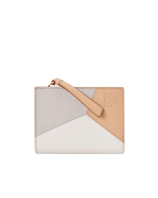 Loewe White Snap Wallet