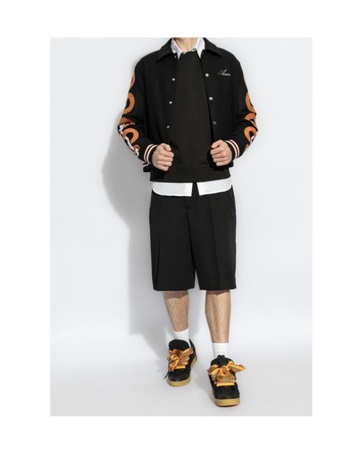 KENZO Black Logo Patch Crewneck Sweatshirt for men