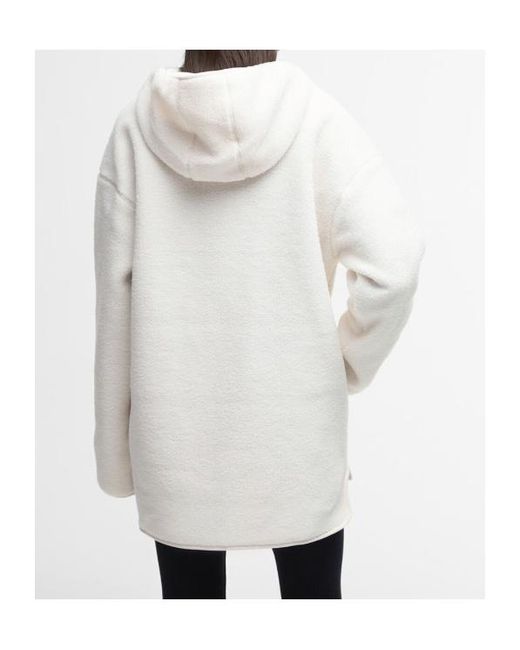 Barbour White Boston Fleece