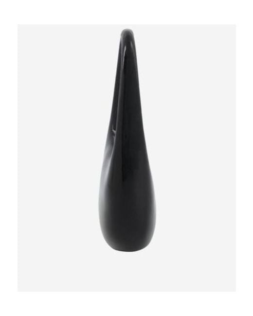 Coperni Black Double Gusset Swipe Mini Tote Bag