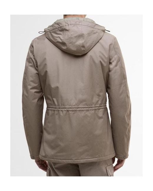 Barbour Brown Endley Waterproof Jacket for men