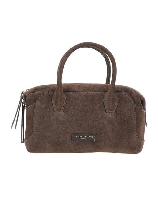 Gianni Chiarini Brown Gemma Top-Handle Shoulder Bag