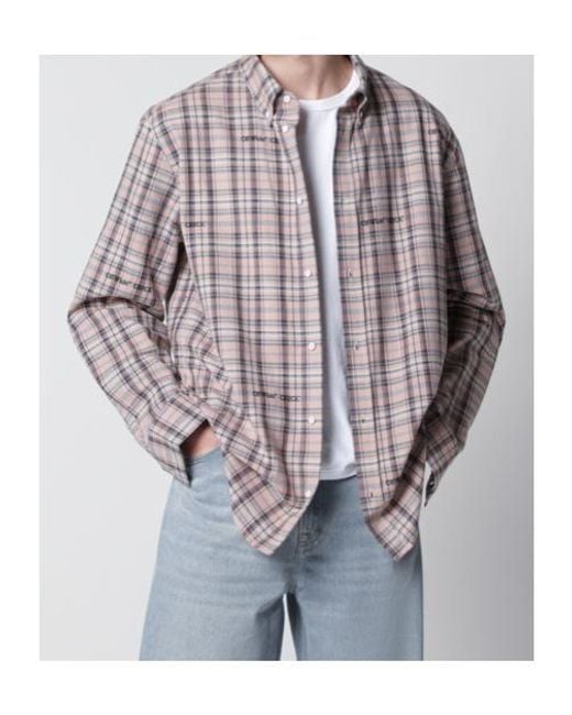 Off-White c/o Virgil Abloh Blue Checked Button-Up Shirt for men
