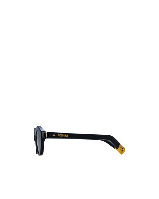 Jacquemus White Logo Sunglasses