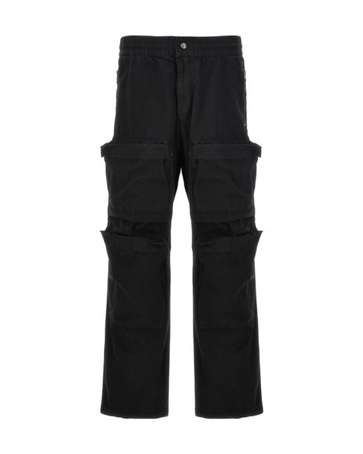 DIESEL Black P-Danzel Twill Cargo Pants for men