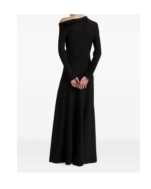 Alberta Ferretti Black Evening Dress