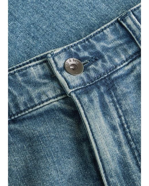 Rag & Bone Blue Fit 4 Straight-Leg Jeans for men