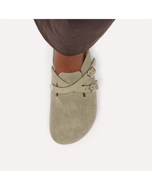 Birkenstock Brown Buckle-Fastening Crossover-Strap Sandals