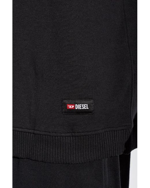 DIESEL Blue Willy D Core Logo Sweatshirt for men
