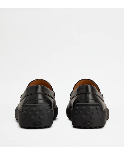 Tod's Black Winter Gommino Loafers for men