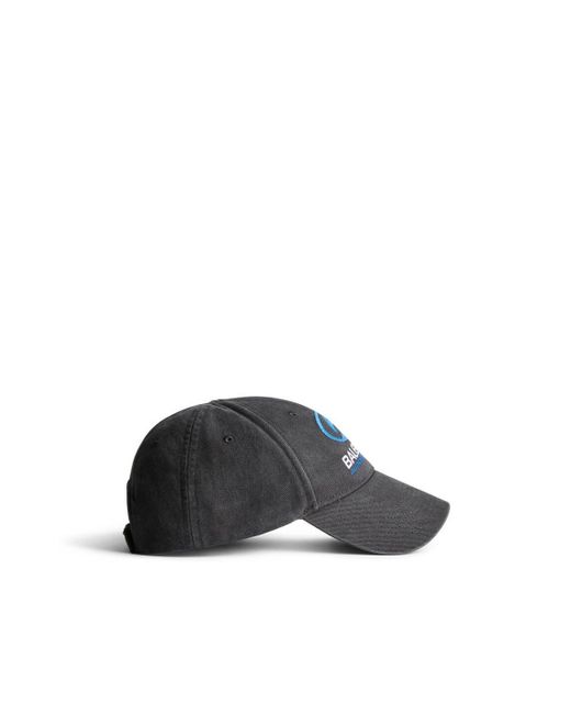 Balenciaga Multicolor Logo Embroidered Surfer Cap for men