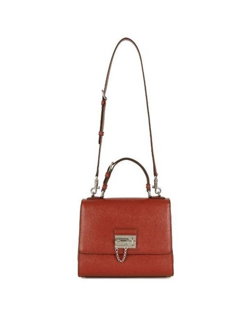Dolce & Gabbana Red Logo Details Handbag