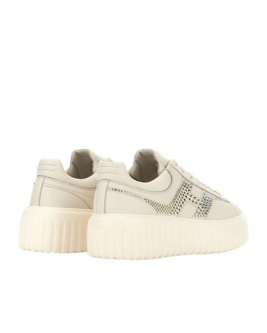 Hogan Natural H-Stripes Sneakers