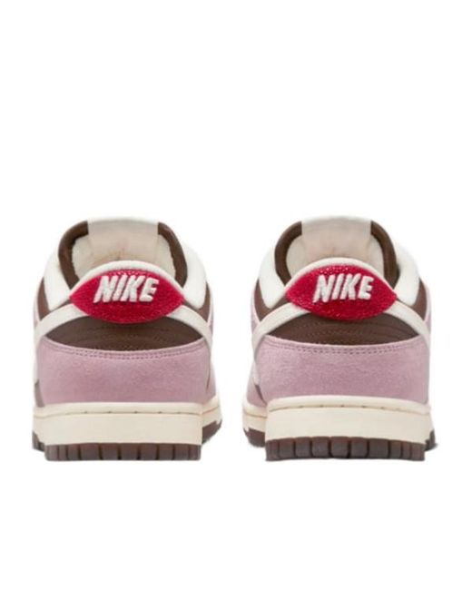 Nike Pink Dunk Low Lace-Up Sneakers