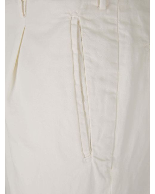 Incotex Gray Belt-Loop Casual Pants for men