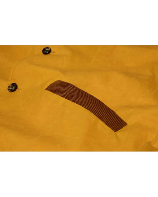 Bode Yellow Long-Sleeved Casual Jacket for men