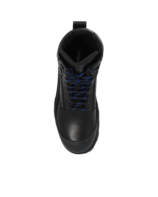DSquared² Black Urban Combat Boots for men