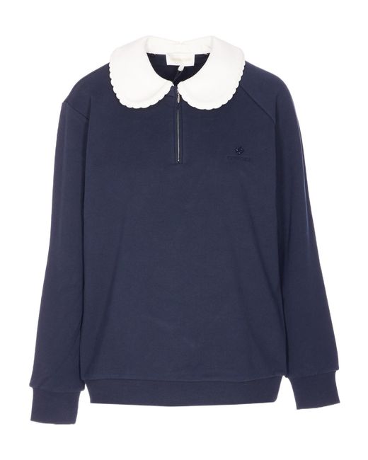 ShuShu/Tong Blue Shushu/Tong Doll Collar Sweatshirt