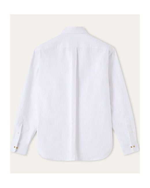 Loro Piana White Elia Shirt for men