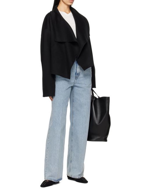 Totême Black Signature Double Jacket