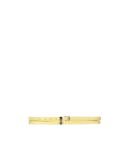 McQueen Metallic Pave Skull Double Belt