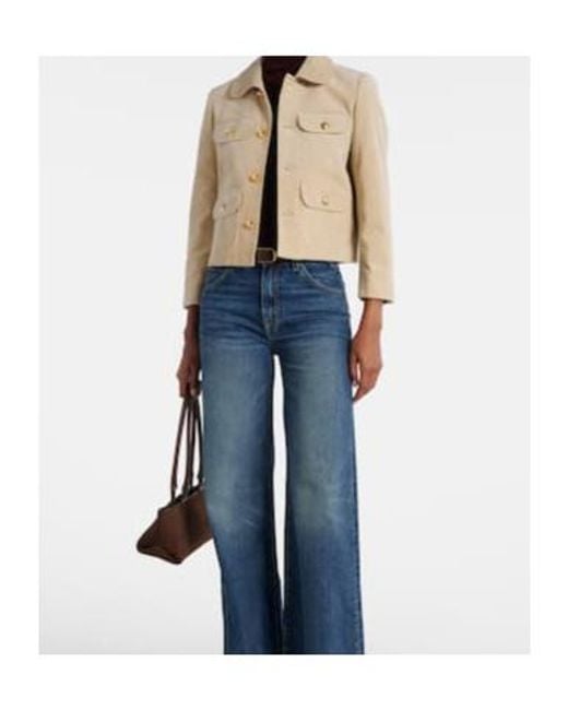 Nili Lotan Natural Button-Down Casual Jacket