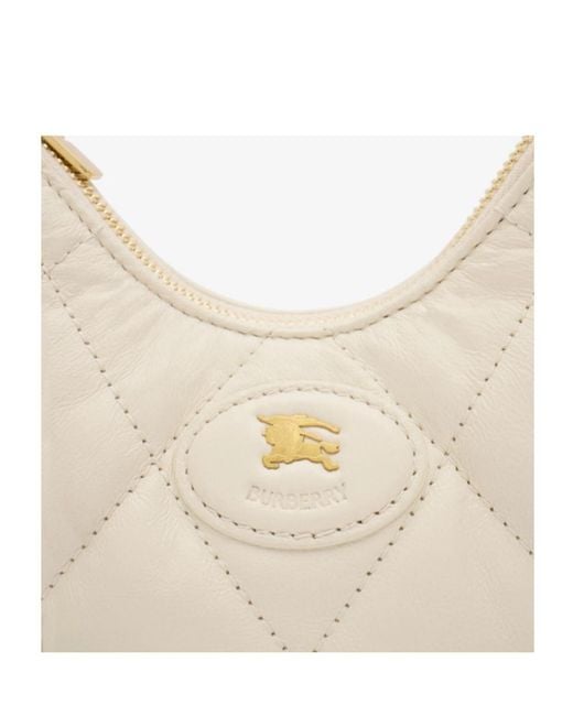 Burberry White Horseshoe Chain Bag