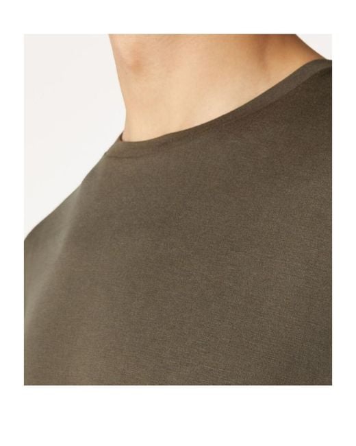 Loro Piana Green Short-Sleeved T-Shirt for men
