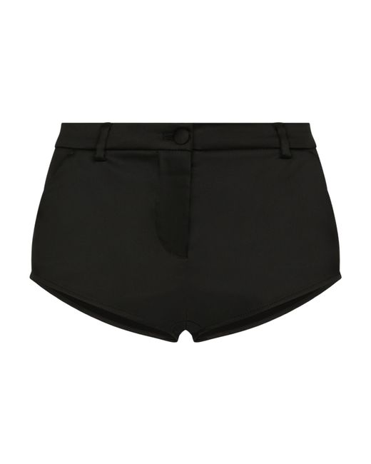 Dolce & Gabbana Black Belt Loop Shorts