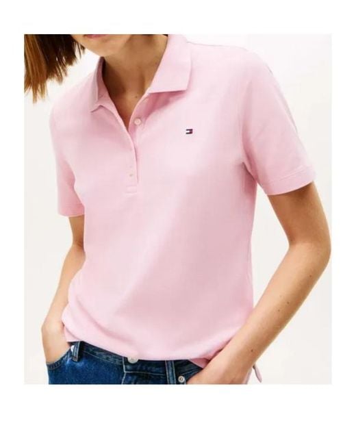 Tommy Hilfiger Blue Short-Sleeved Polo Shirt