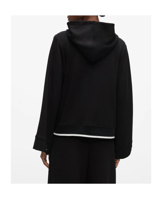 Karl Lagerfeld Black Rue St-Guillaume Zip-Up Hoodie