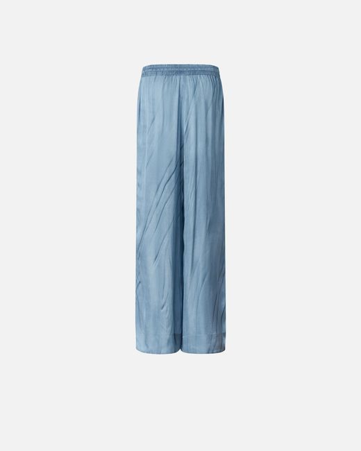 Pinko Blue Embellished Wide-Leg Pants