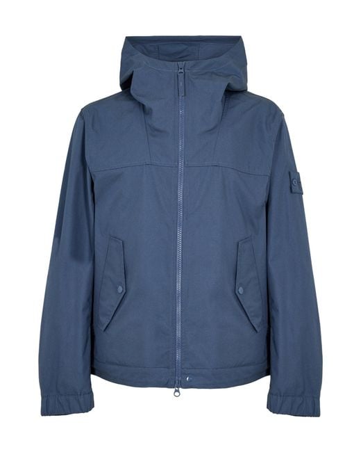 Stone Island Blue Versatile Cotton Jacket for men