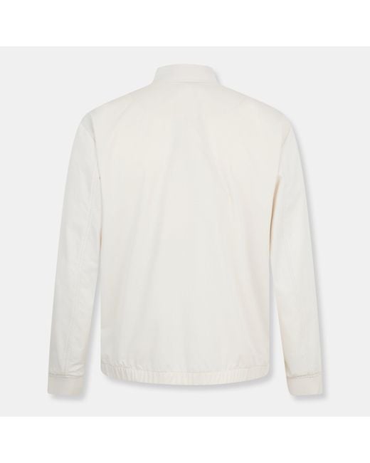 Boss White Solid Color Jacket for men