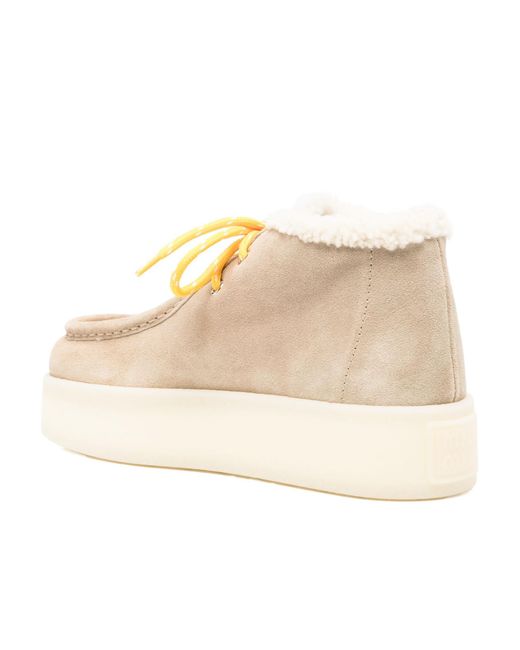 Miu Miu Natural Round-Head Short Boots