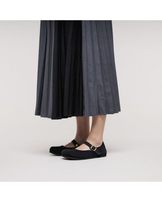 Birkenstock Black Mantova Mary Jane Ballet Flats