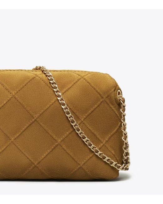 Tory Burch Natural Fleming Soft Crossbody Bag