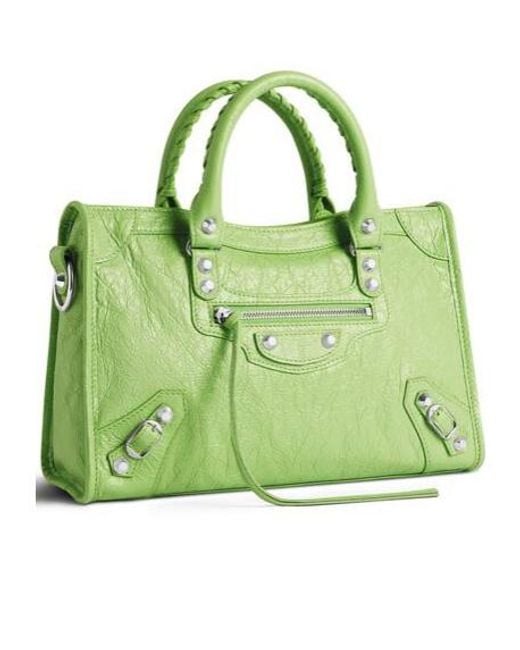 Balenciaga Green Le City Bag Small