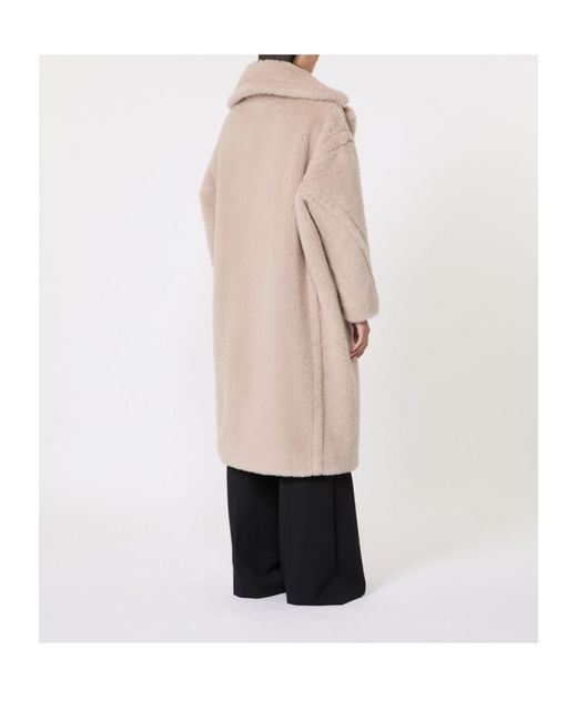 Max Mara Natural Double-Breasted Coat