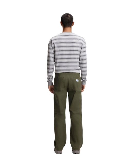 Boss Green Solid Color Casual Pants for men