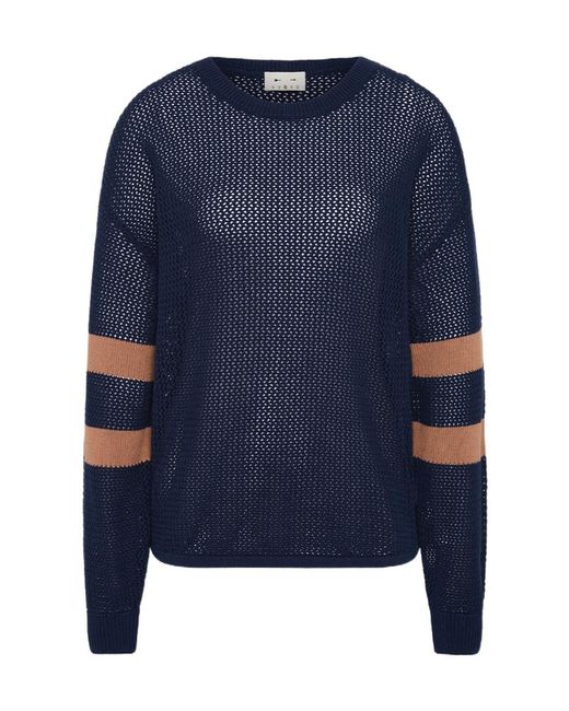 The Upside Blue Fenway Sebastion Striped Sweater