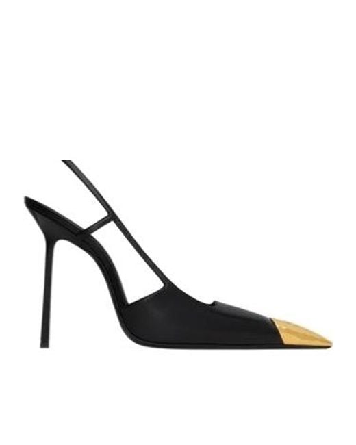 Saint Laurent Multicolor Jeanne Slingback Pumps