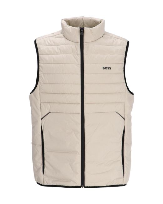Boss Natural Thor 2 Zip-Up Padded Gilet for men