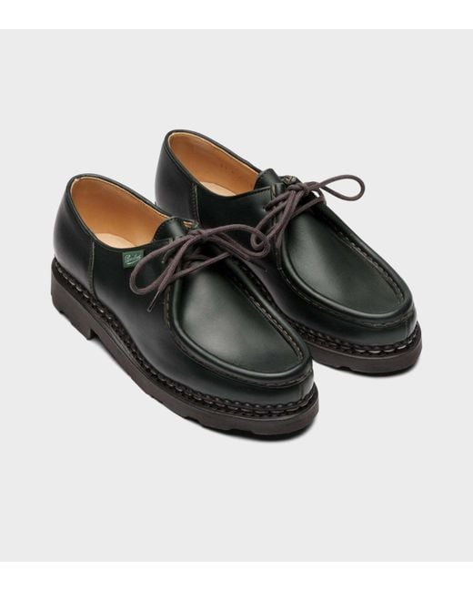 Paraboot Black Michael Griff Lis Vert Loafers