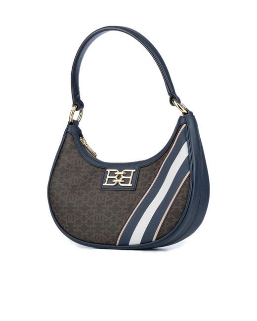 Bally Gray Zipper Handbag