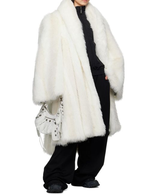 Balenciaga White Le Cagole Small Shoulder Bag